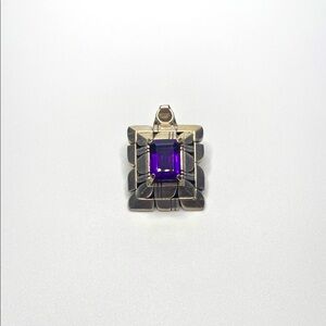 Carl Quintana amethyst pendant.